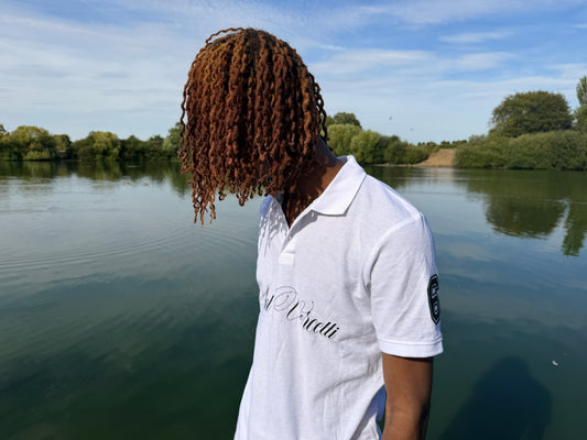 SAINT VERCETTI ‘6 POLO SHIRT WHITE