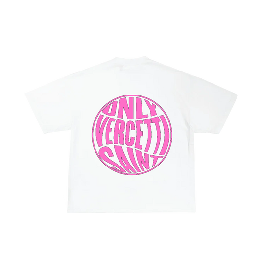 QUADSTAR PRINT T-SHIRT PINK
