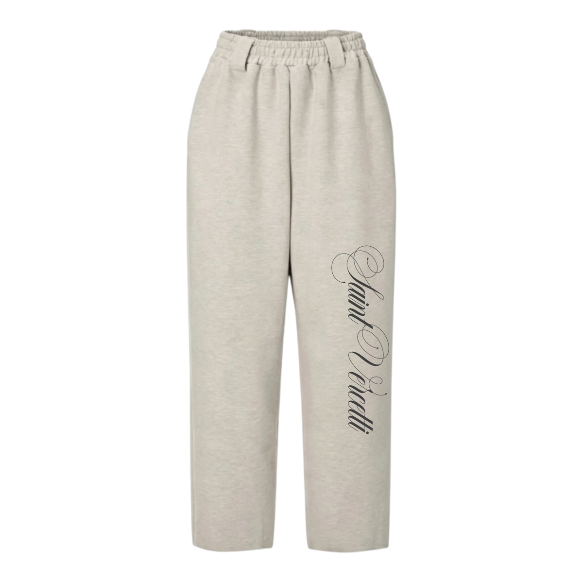 LOS VERC CURSIVE FAUX FUR ZIP TRACKSUIT GREY/BROWN