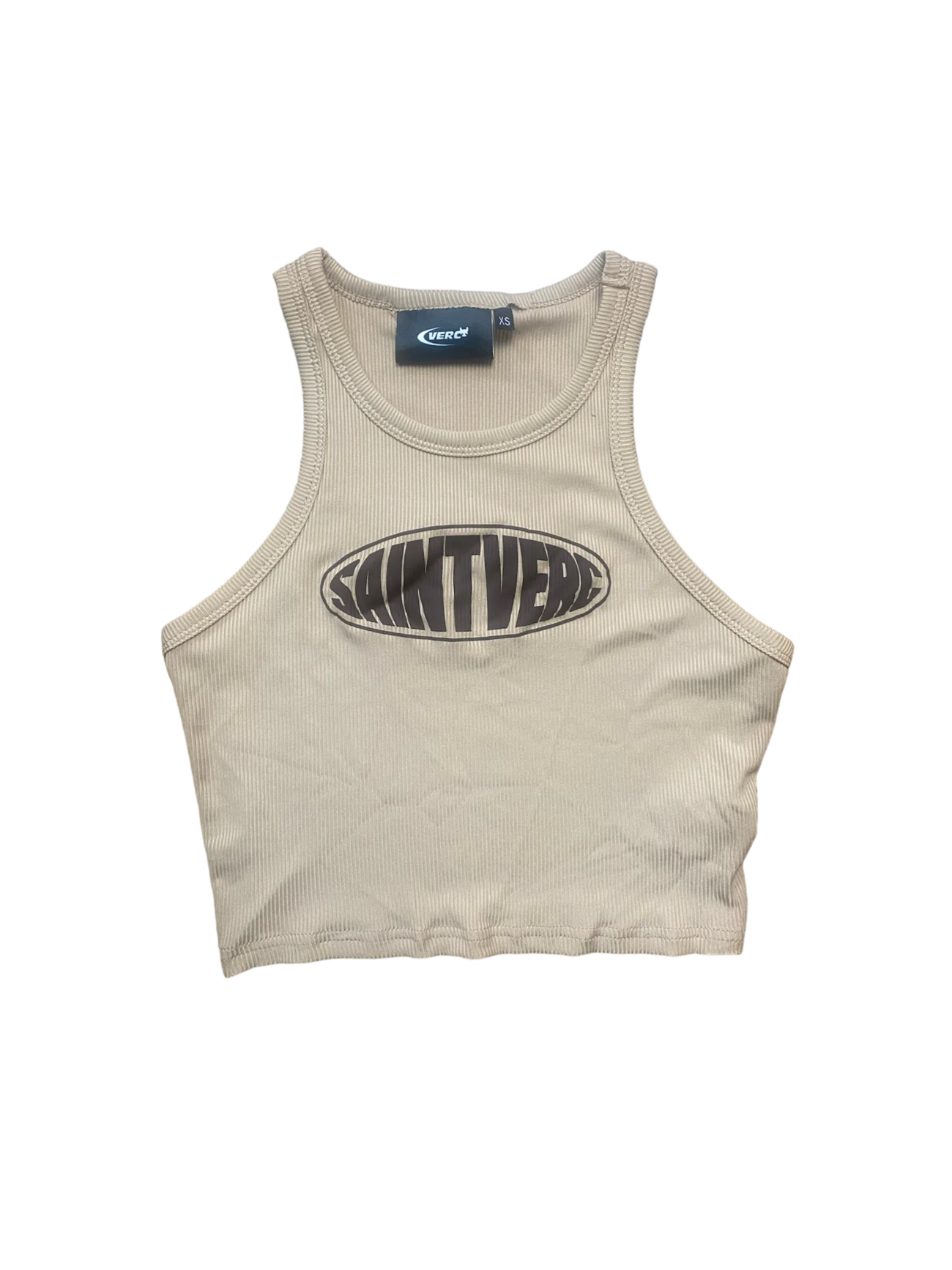 DISTORT CROPPED TANK TOP