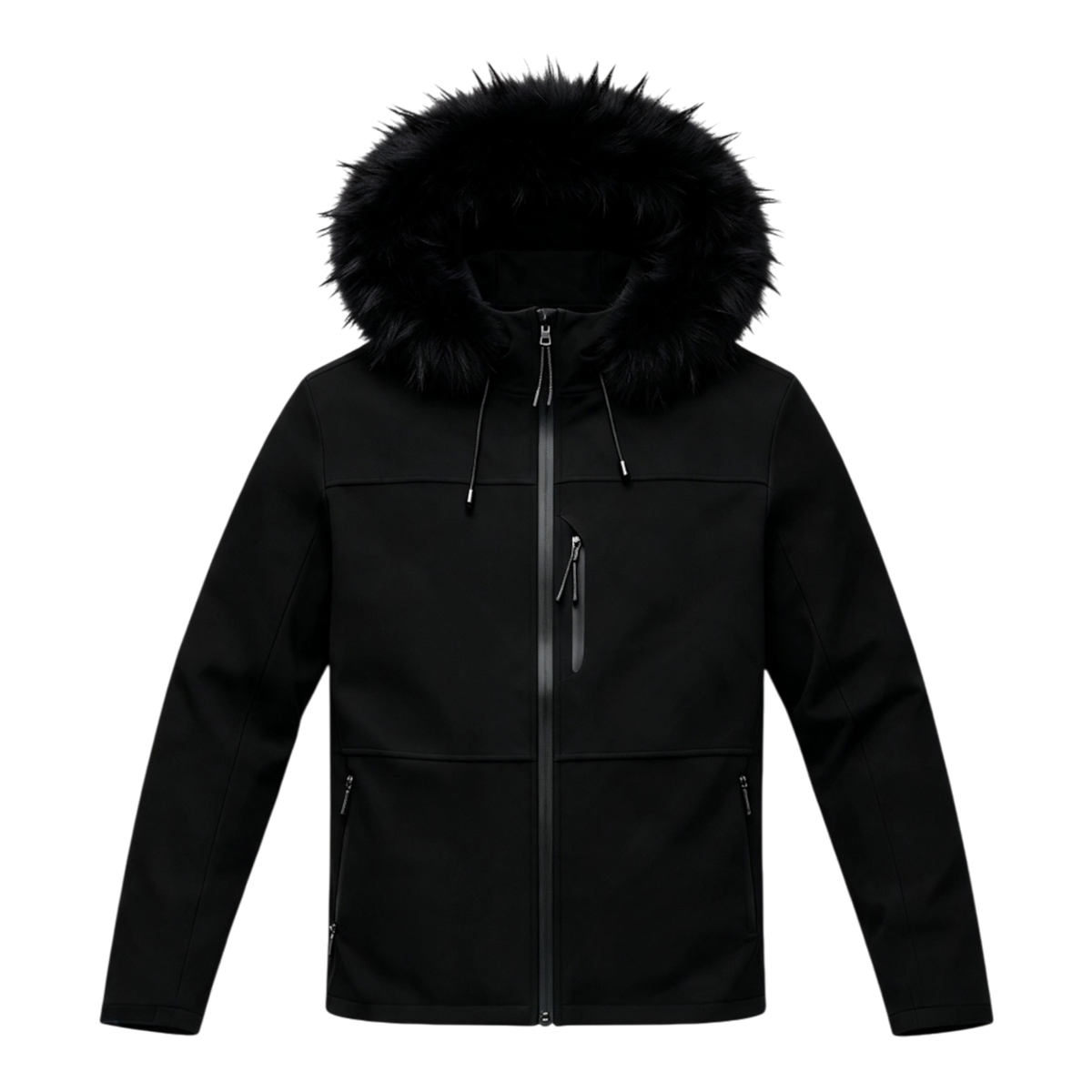 LOS VERC FAUX FUR SOFTSHELL JACKET