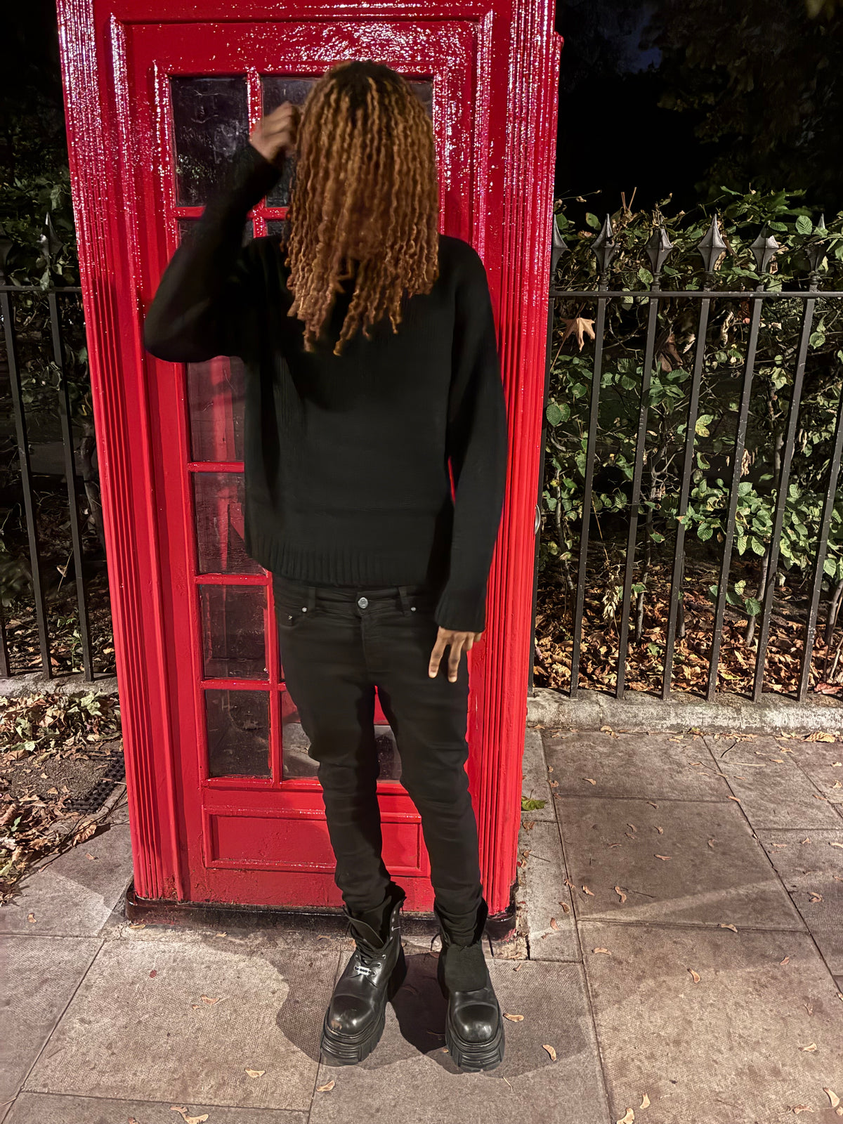 NAMEOFVERCETTI SKINNY DENIM BLACK