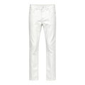 SEIJIN WAXED DENIM SKINNY JEANS WHITE