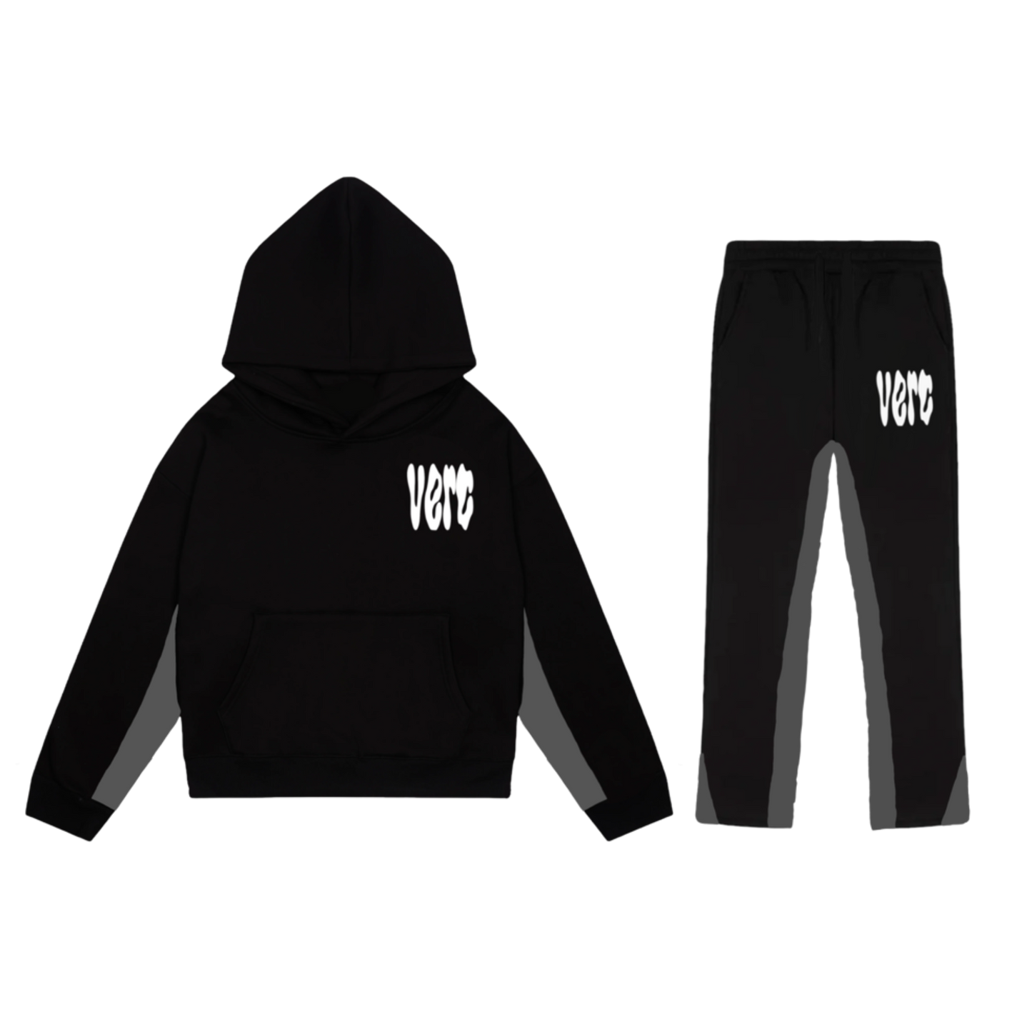 VERC SPLOSH PUFF TRACKSUIT BLACK/GREY