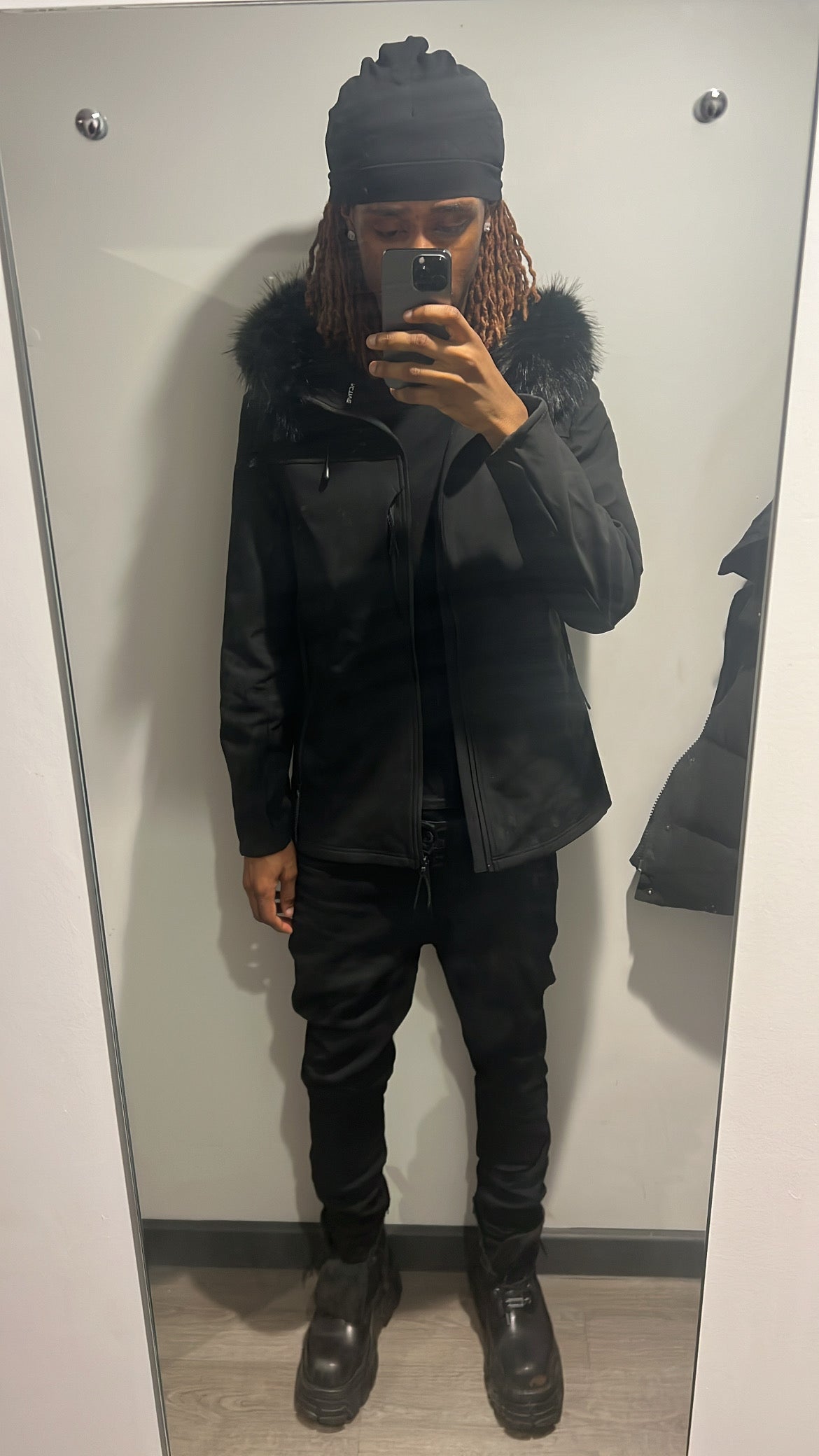 LOS VERC FAUX FUR SOFTSHELL JACKET