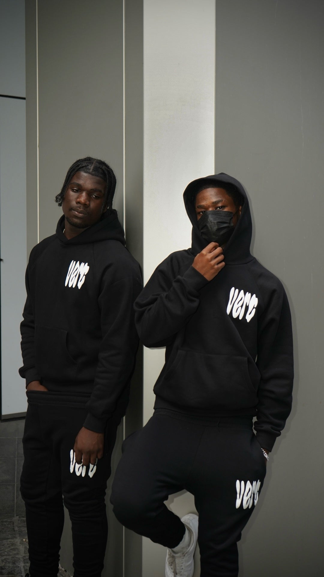 VERC SPLOSH PUFF TRACKSUIT BLACK