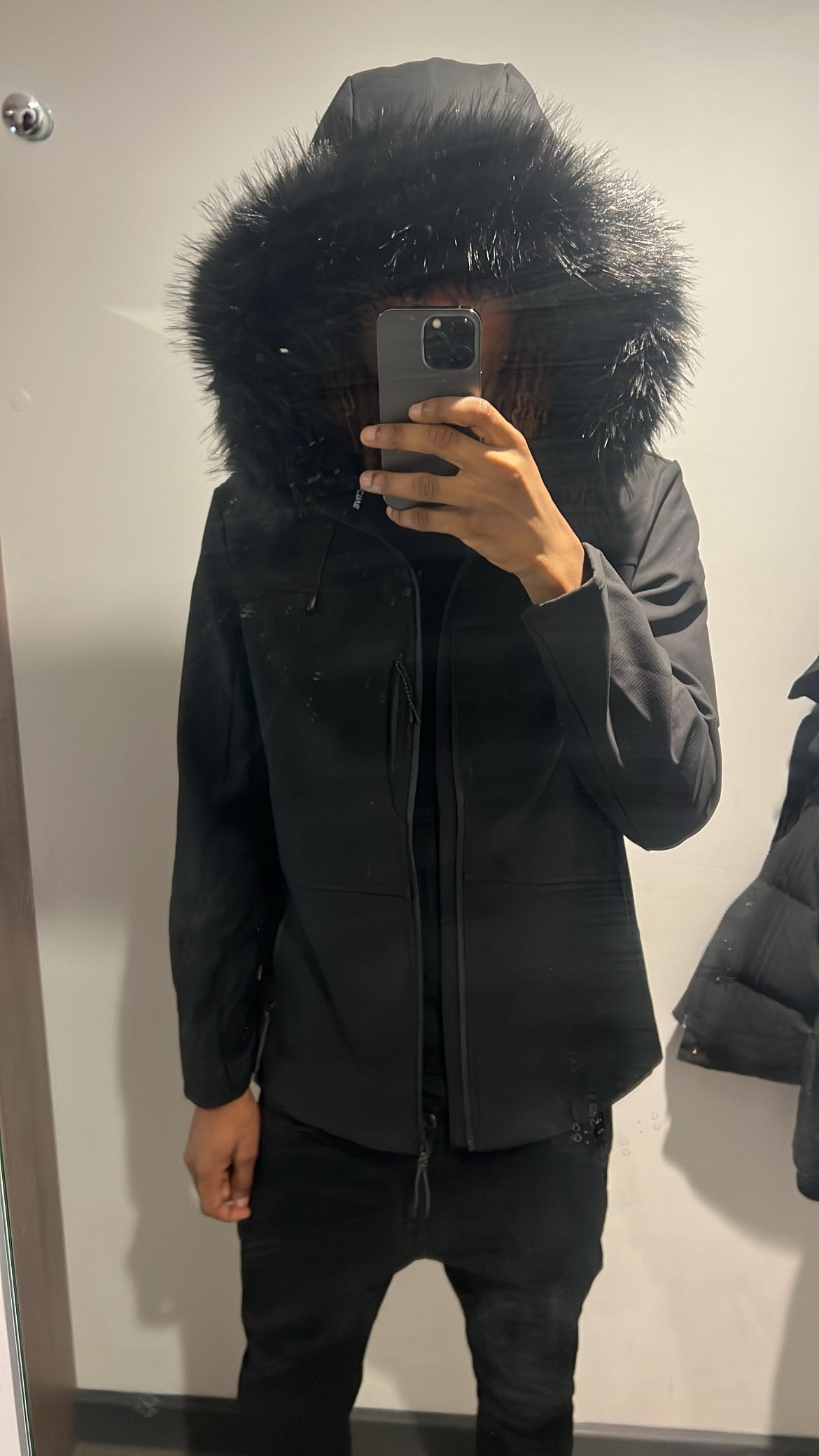 LOS VERC FAUX FUR SOFTSHELL JACKET