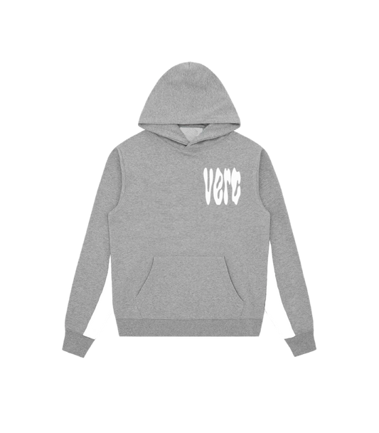 VERC SPLOSH PUFF HOODIE GREY/WHITE