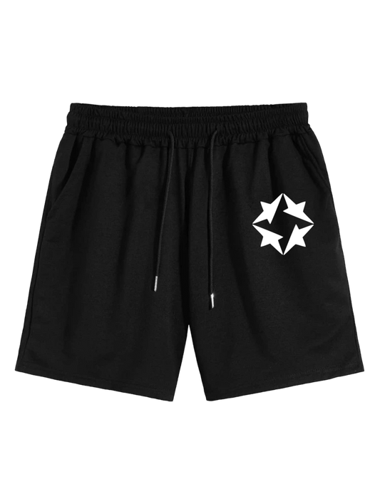 QUADSTAR WINDBREAKER SHORTS BLACK