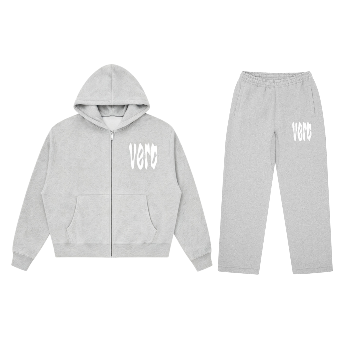 VERC SPLOSH PUFF SIGNATURE ZIP TRACKSUIT GREY