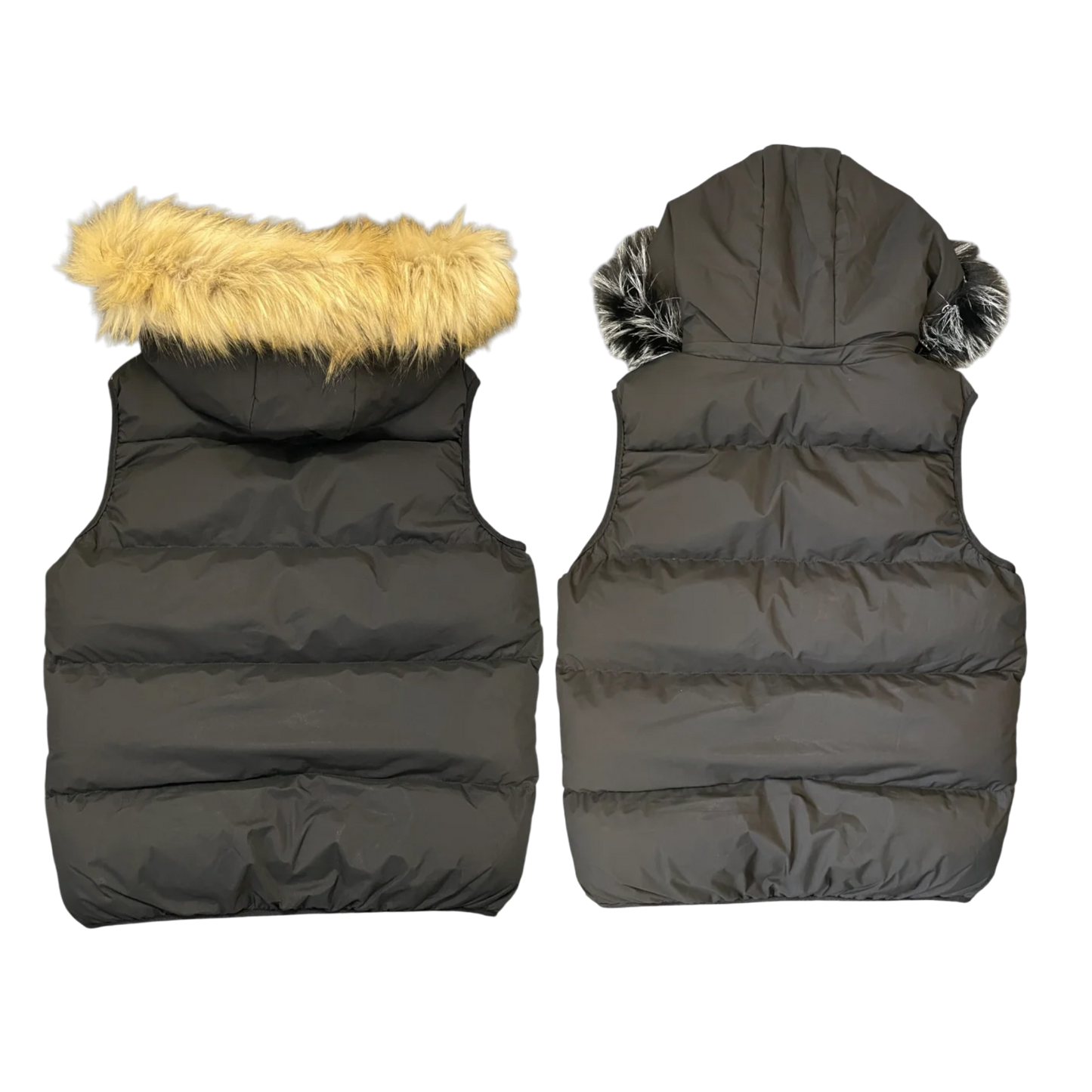 LOS VERC FAUX FUR PUFFER GILET