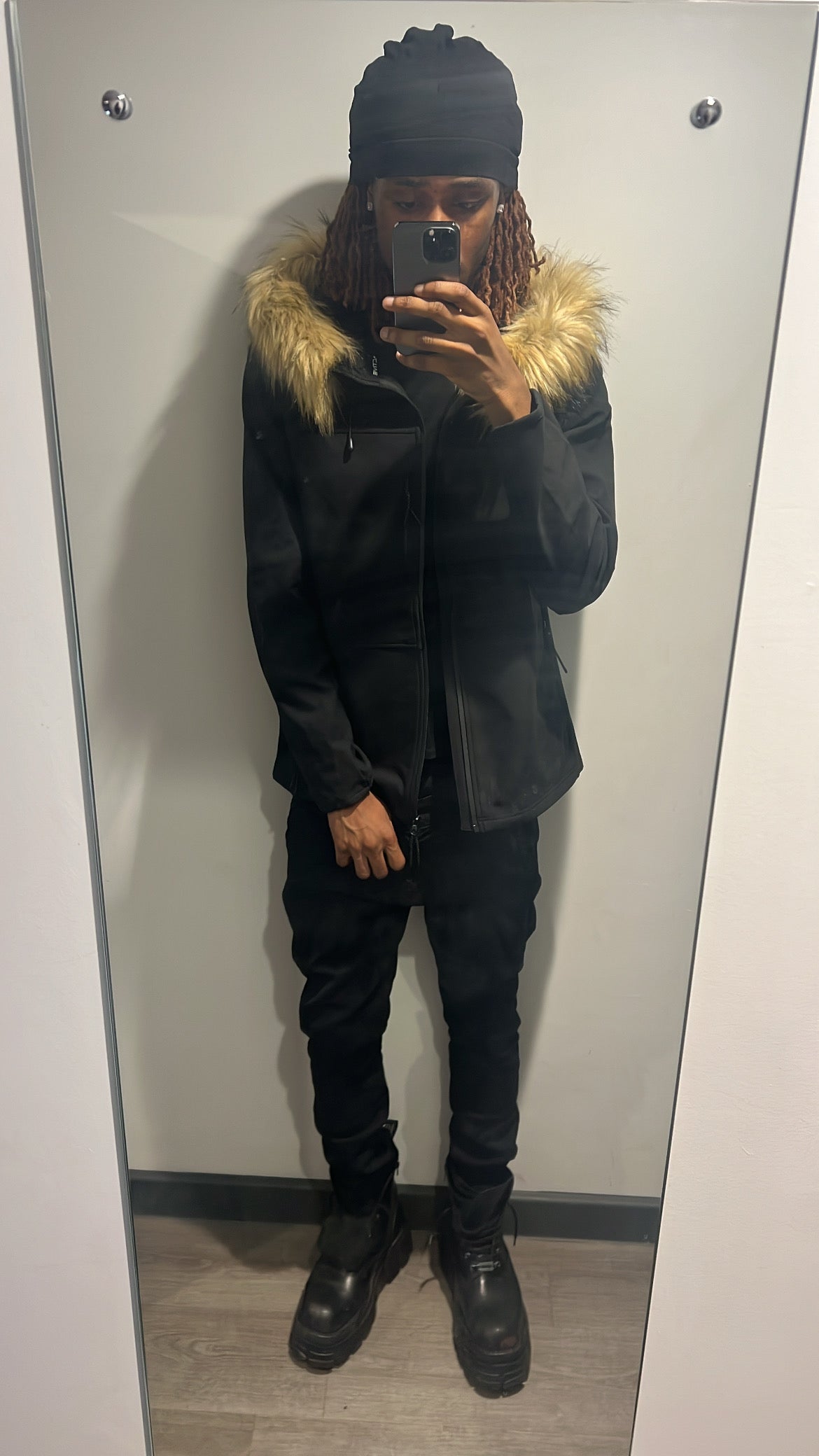 LOS VERC FAUX FUR SOFTSHELL JACKET