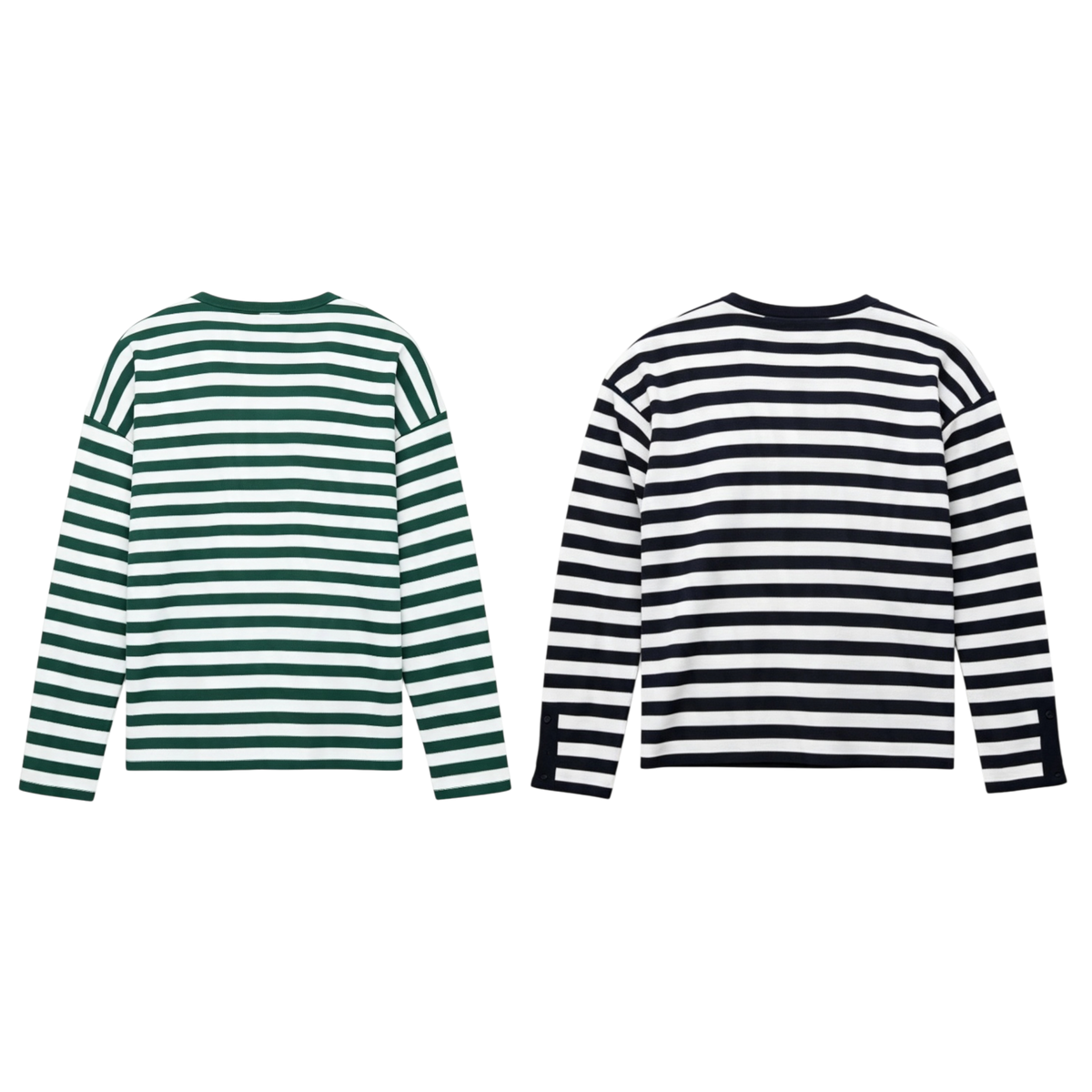 SEIJIN STRIPED LONG SLEEVE HENLEY