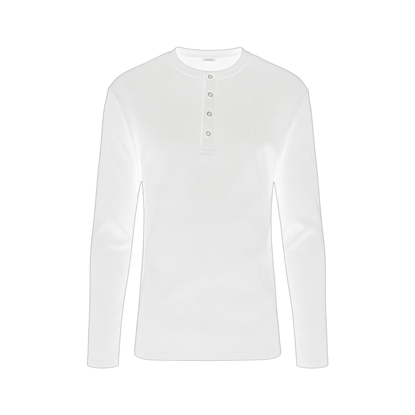 SEIJIN LONG SLEEVE HENLEY T-SHIRT