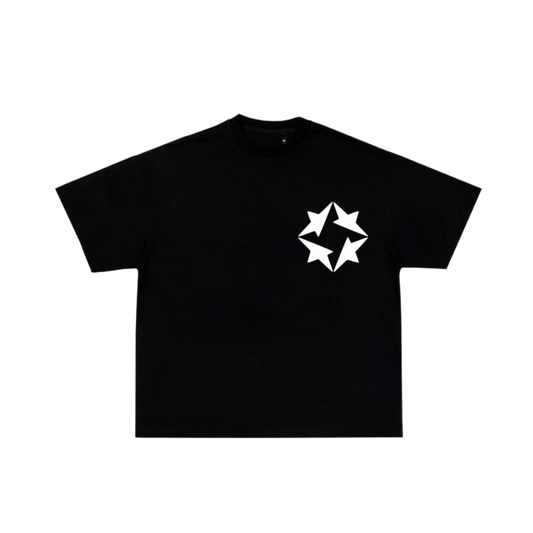 QUADSTAR V2 PRINT T-SHIRT BLACK