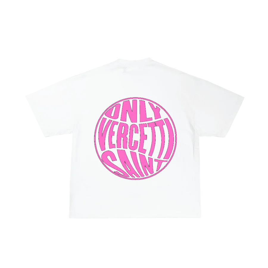 QUADSTAR PRINT T-SHIRT PINK