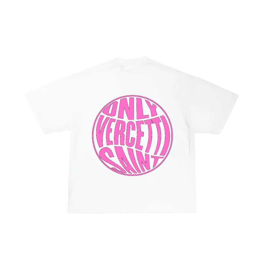 QUADSTAR PRINT T-SHIRT PINK