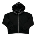 LOS VERC FAUX FUR ZIP FROST BLACK