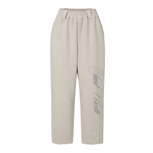 LOS VERC CURSIVE JOGGERS GREY