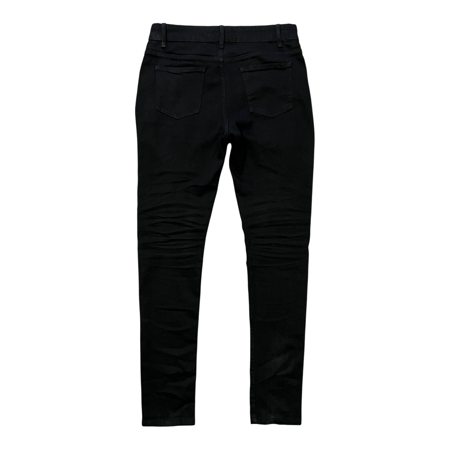 SEIJIN WAXED SKINNY JEANS BLACK