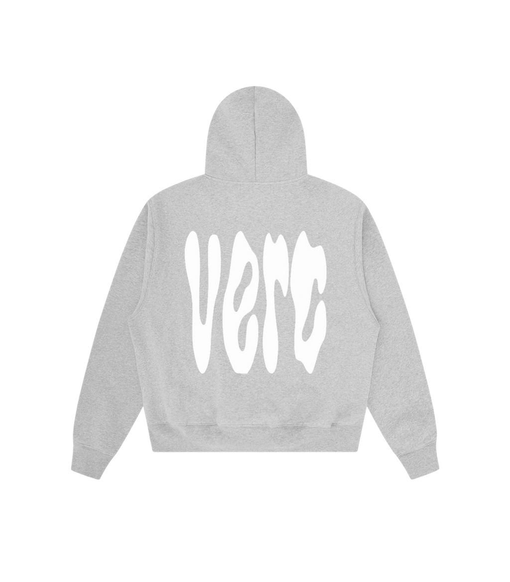 VERC SPLOSH PUFF SIGNATURE HOODIE GREY