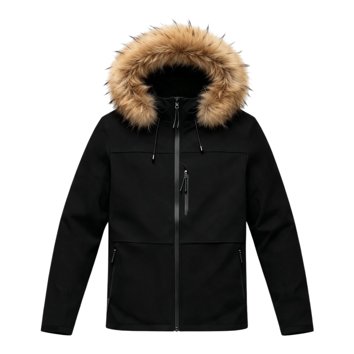 LOS VERC FAUX FUR SOFTSHELL JACKET