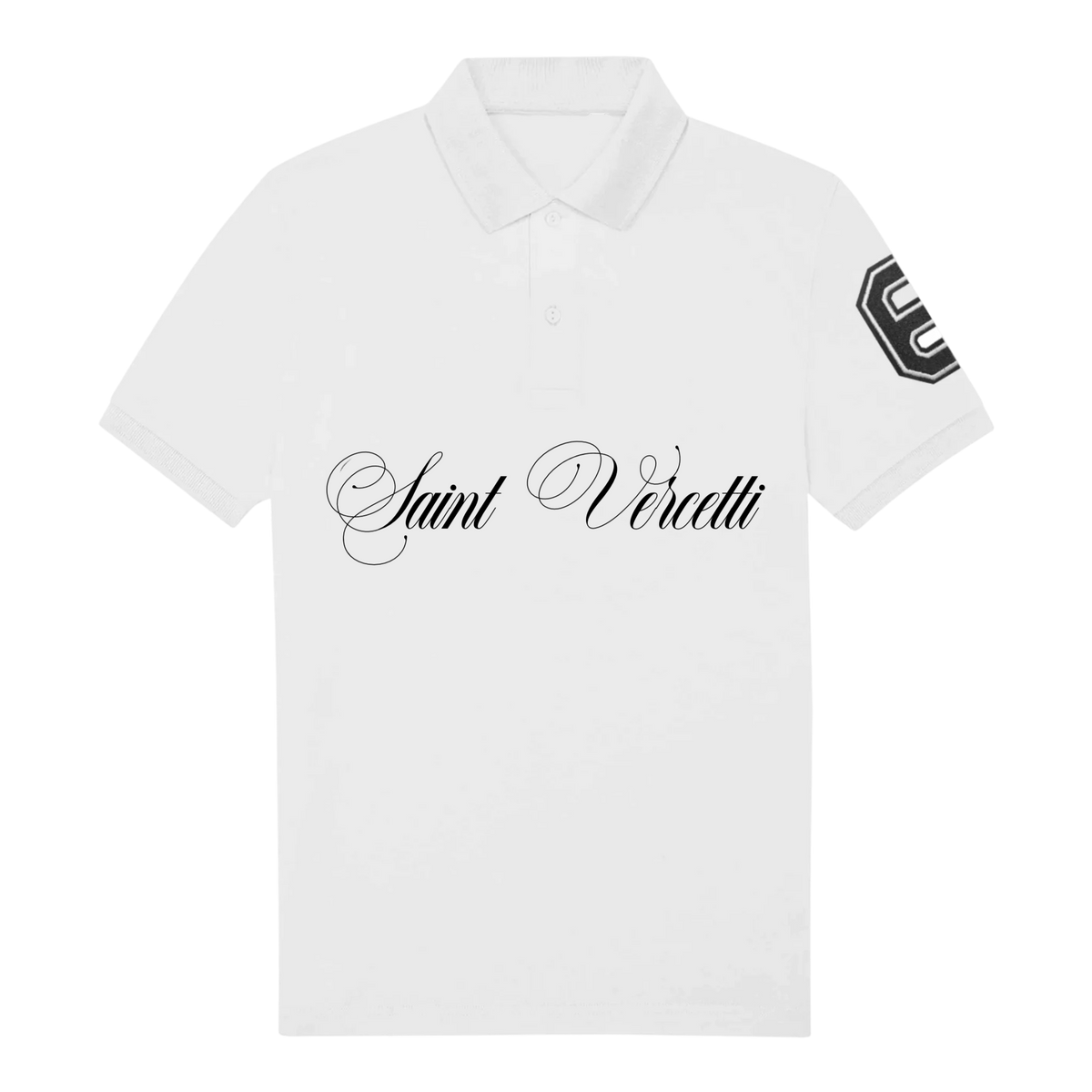 SAINT VERCETTI ‘6 POLO SHIRT WHITE