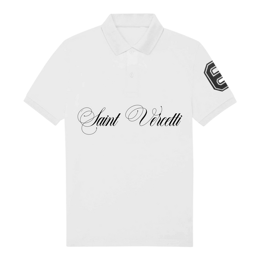 SAINT VERCETTI ‘6 POLO SHIRT WHITE