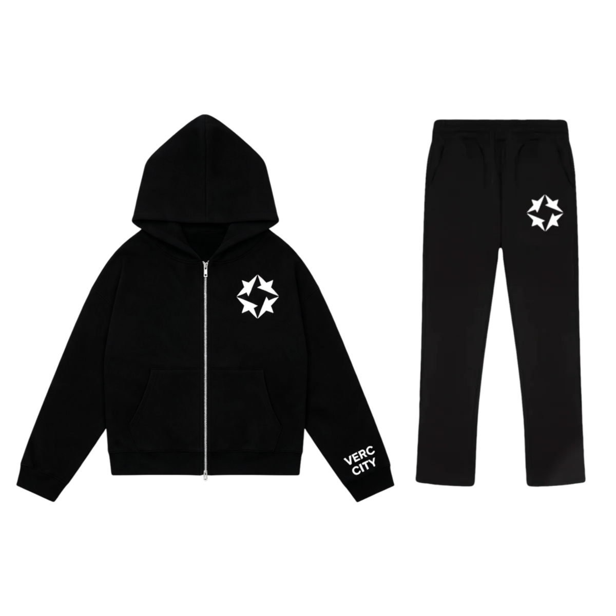 QUADSTAR SIGNATURE ZIP TRACKSUIT BLACK