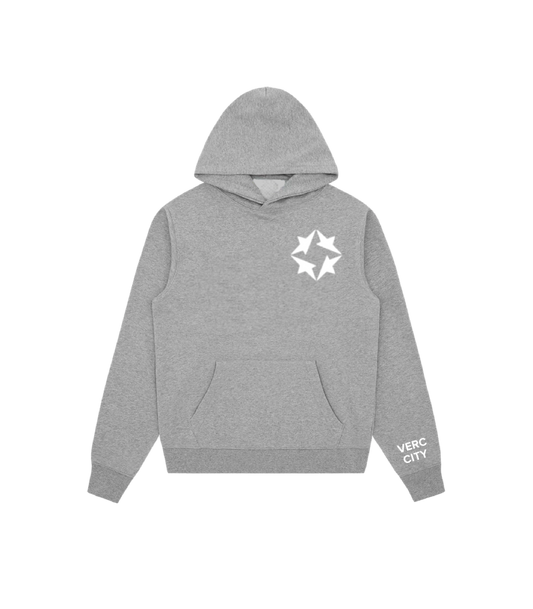 QUADSTAR HOODIE GREY