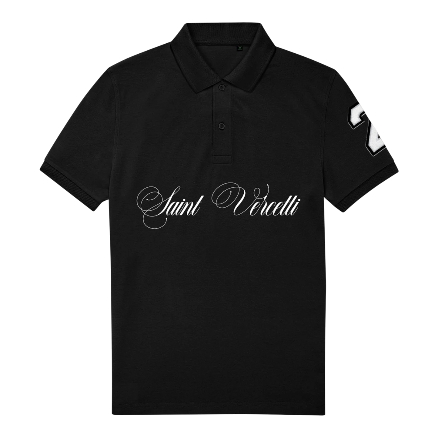 SAINT VERCETTI ‘2 POLO SHIRT BLACK
