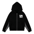 VERC SPLOSH PUFF SIGNATURE ZIP HOODIE BLACK/GREY