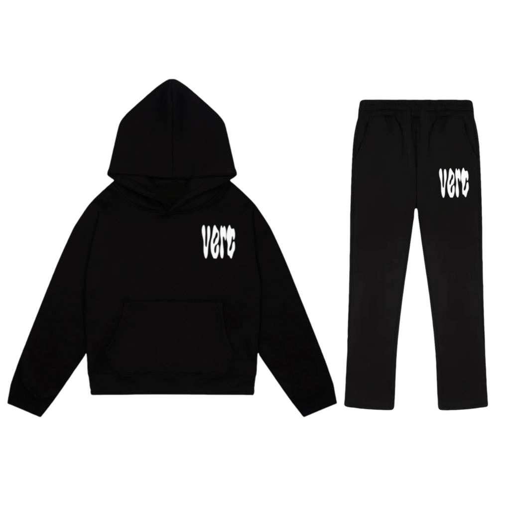 VERC SPLOSH PUFF SIGNATURE TRACKSUIT BLACK