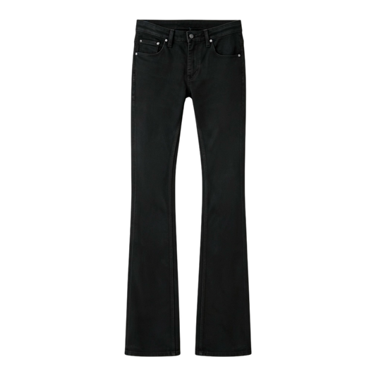 SEIJIN SKINNY BOOTCUT DENIM JEANS BLACK