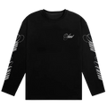 LOS VERC CURSIVE LONG SLEEVE BLACK