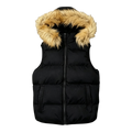 LOS VERC FAUX FUR PUFFER GILET