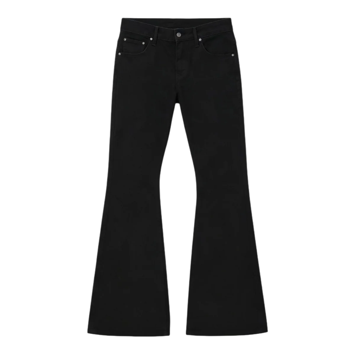 NAMEOFVERCETTI FLARED DENIM BLACK