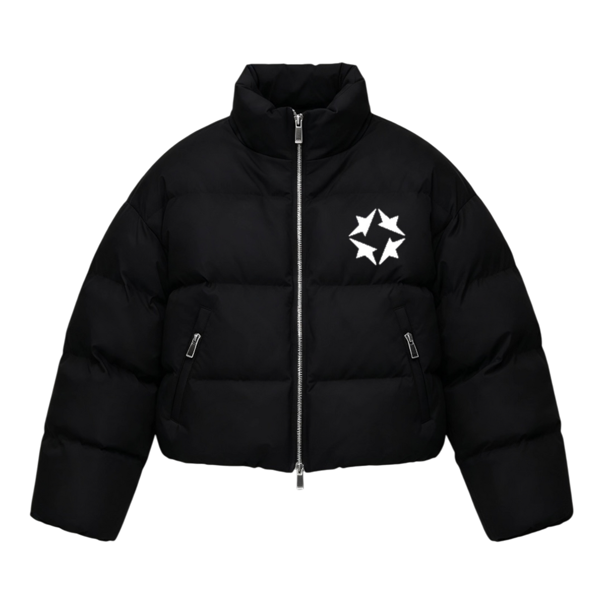 QUADSTAR PUFFER COAT BLACK
