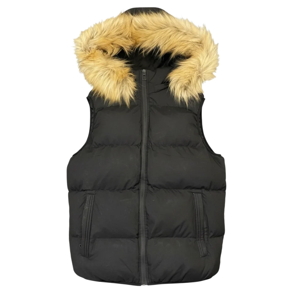 LOS VERC FAUX FUR PUFFER GILET