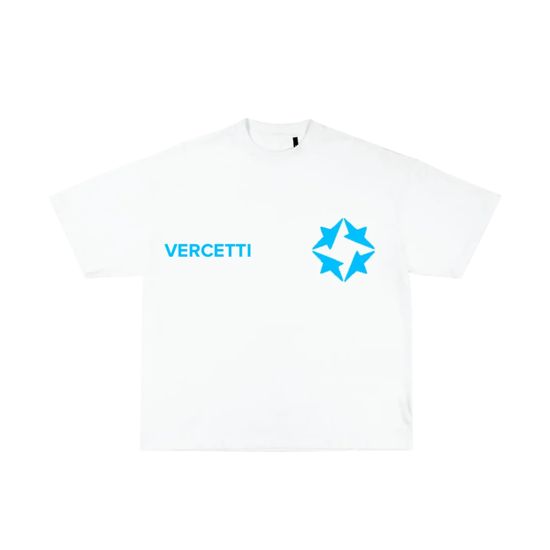 QUADSTAR PRINT T-SHIRT BLUE