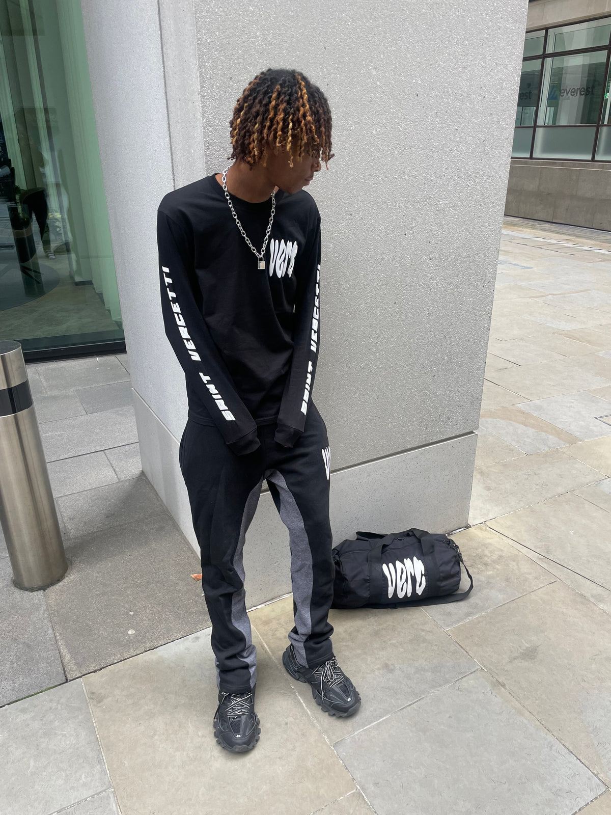 VERC SPLOSH PUFF LONG SLEEVE BLACK