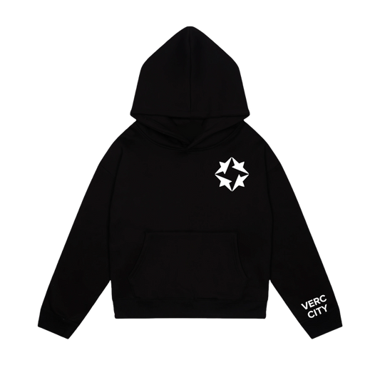 QUADSTAR HOODIE BLACK