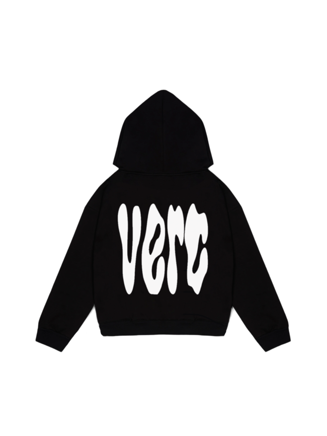 VERC SPLOSH PUFF HOODIE BLACK